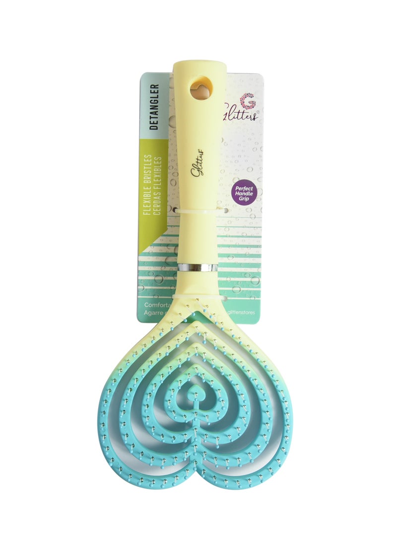 Glitters Hair Brushes for Men Women, Hole Design Hair Blow Drying Styling Brush Curve Brush Barber Brush for Long, Thick, Thin, Curly Hair, Slicked-back Hair - Image 4