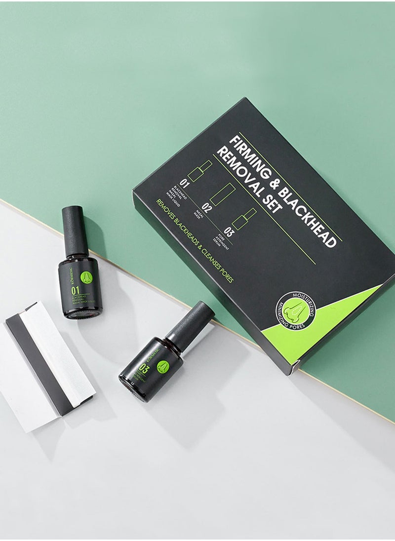 Kormesic 3 in 1 Blackhead Removing Set - Blackhead Remover, Pore Astringent  Serum and Nasal Mask for Removing Blackhead,Deep Cleansing，Smoothing.  - Image 2