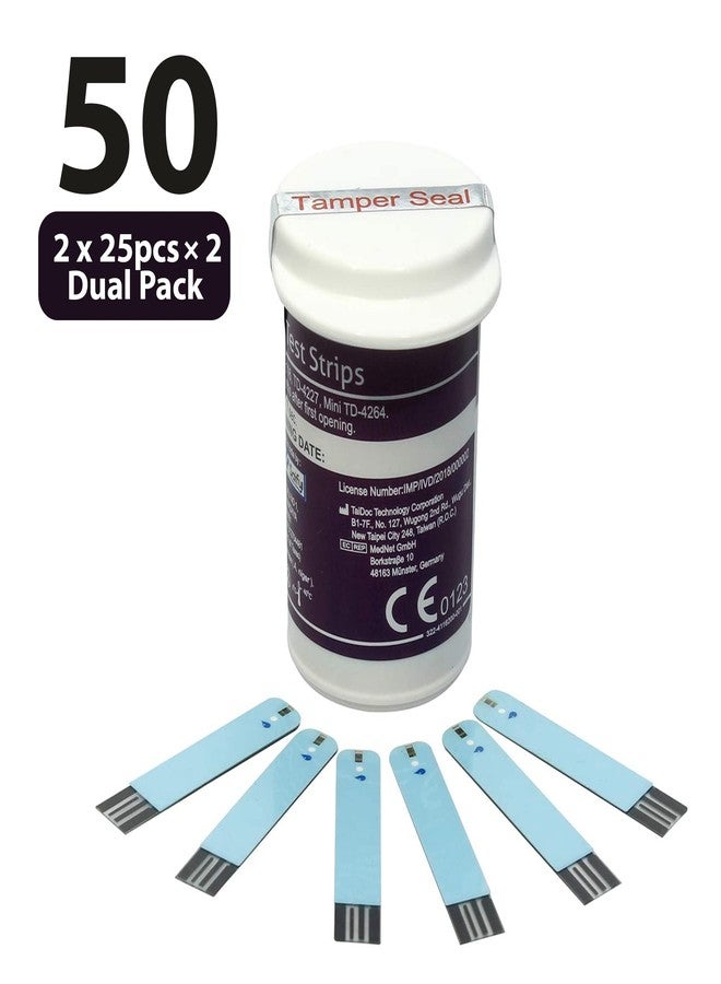 SMARTCARE Smart Care Blood Glucometer Test Strips - 25 Strips (Pack of 2) - Image 3