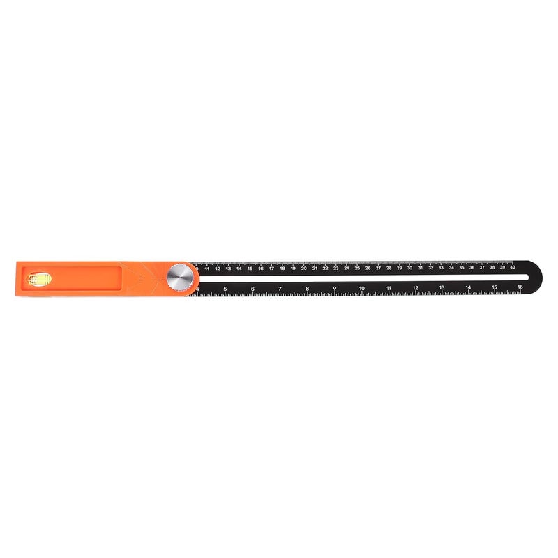 Aluminum Woodworking Angle Ruler Double Sided Scale Precision Measurement Tool - Image 2