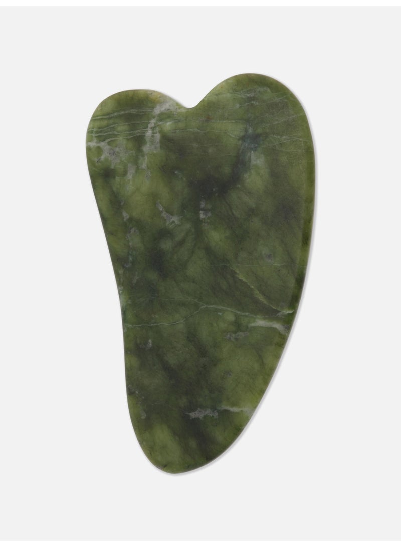 Gua Sha Stone, Natural Stone Guasha green – Scraping Massage  The Secret to Natural Beauty & Deep Skin Care wrinkle - anti aging - Image 1