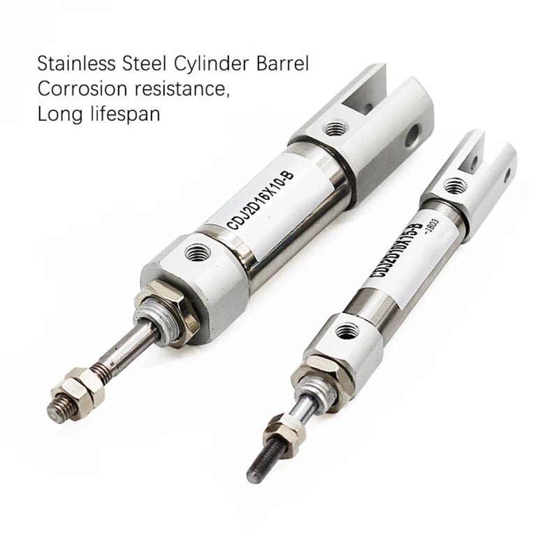 CDJ2B10 Mini Double Acting Pneumatic Air Cylinder 10mm Bore 20mm Stroke - Image 4