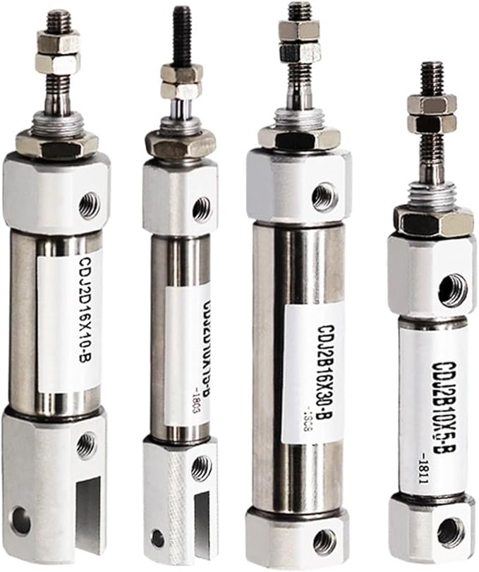 CDJ2B10 Mini Double Acting Pneumatic Air Cylinder 10mm Bore 20mm Stroke - Image 1