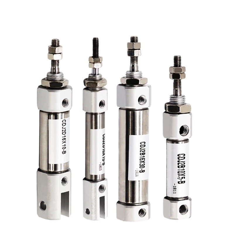 CDJ2B10 Mini Double Acting Pneumatic Air Cylinder 10mm Bore 20mm Stroke - Image 2