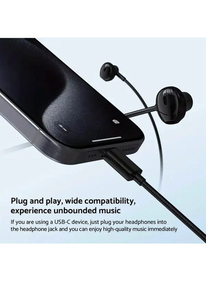 Green 3 5mm Wired Headphones with Microphone for iPhone 15 Galaxy S24 S23 Huawei Redmi - Image 5