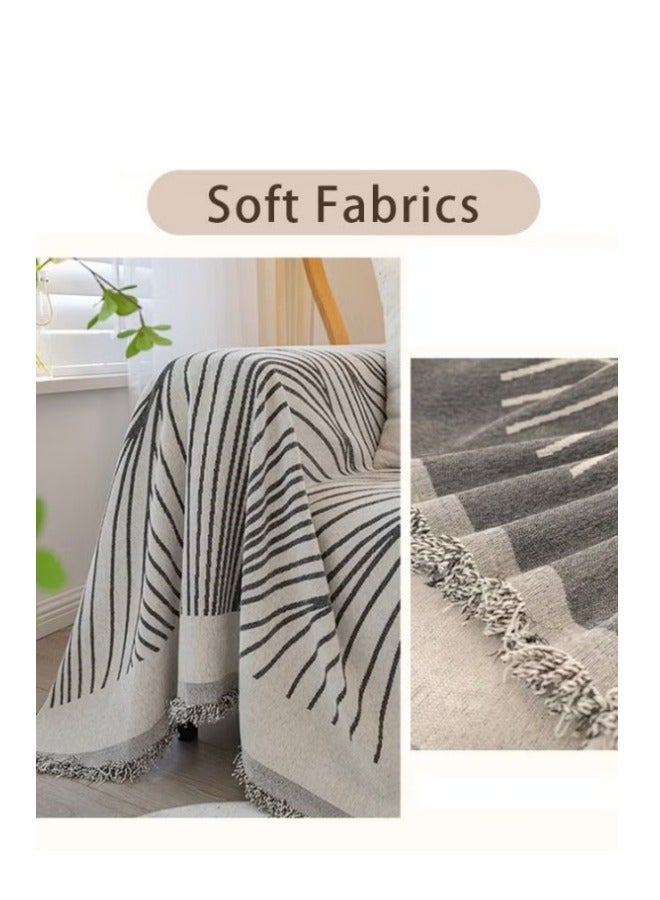 ميكسد 2 مقعد شينيل أريكة Slipcover ناعمة أربعة مواسم عالمية أريكة Slipcovers بسيطة وطزجة الأسلوب كل شيء شامل أريكة غطاء الأثاث غطاء 180 * 180 سم - Image 4