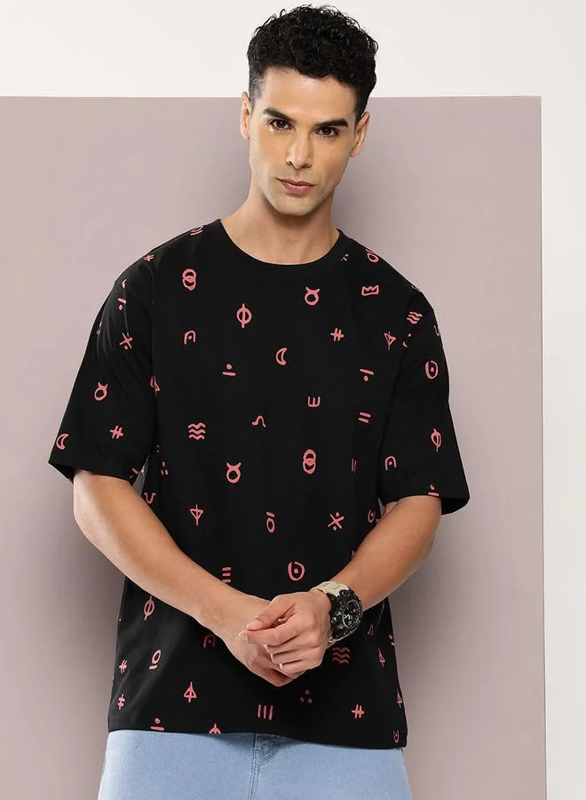 Dillinger Dillinger All Over Graphic Print Oversized T-Shirt