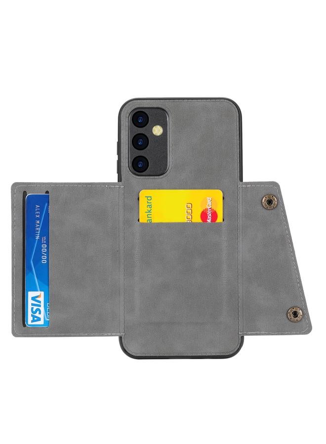 S-TOP Case For Samsung Galaxy A55 5G Double Buckle Card Slots Magnetic Phone Case - Image 2