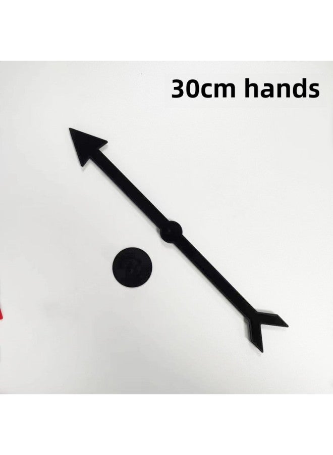 Children's Interactive Game Spinner Chess Pieces Plastic Pointer Tabletop Toy DIY Accessories Visual Intelligence Development-Color:30cm Black - Image 1