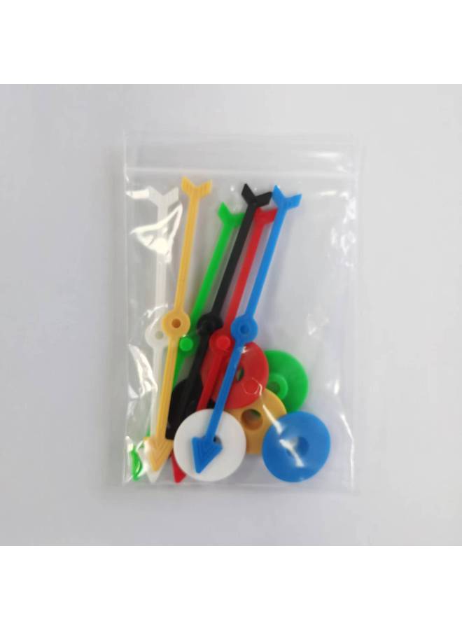 Children's Interactive Game Spinner Chess Pieces Plastic Pointer Tabletop Toy DIY Accessories Visual Intelligence Development-Color:30cm Black - Image 3