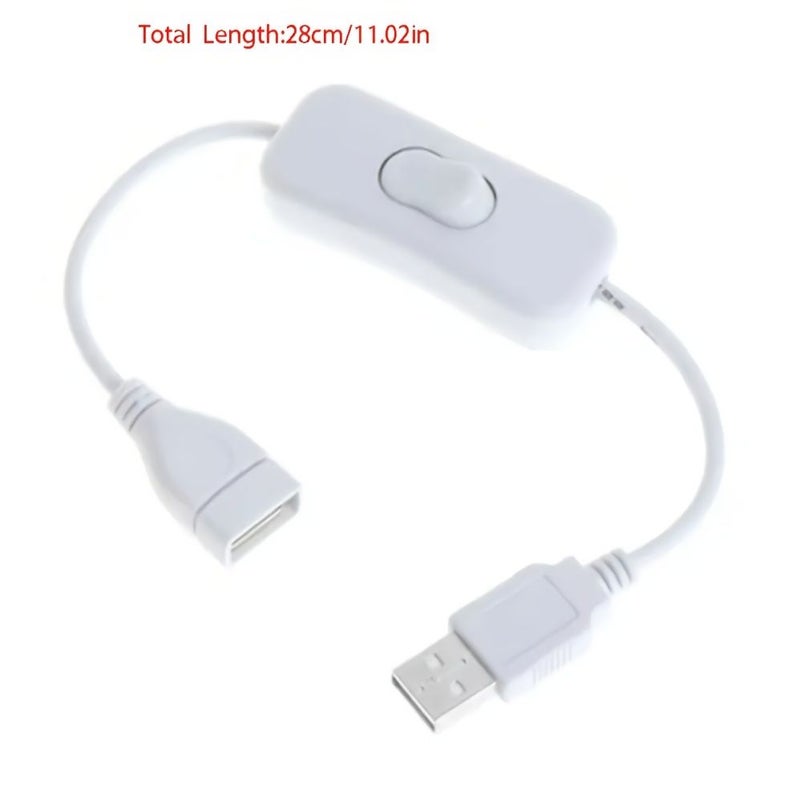 2 Pcs USB Switch Cables Connectors White And Black - Image 3