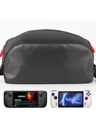 Carrying Case Compatible with Steam Deck & Rog Ally, Portable Travel Case for Rog Ally Steam Deck & Accessories, Soft Sling Shoulder Carry Bag Daily Travel Game Bag - pzsku/Z401CEE6BEDFAEFC253DAZ/45/_/1709032480/f56037c9-f429-449a-bf10-5873f154f9ac
