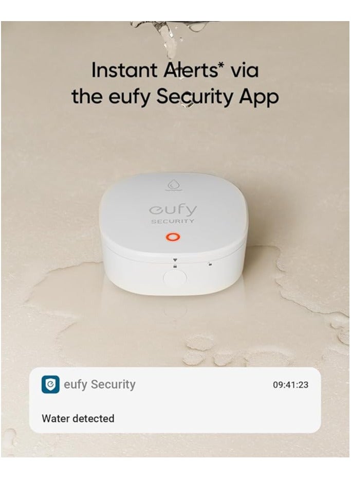 eufy Security Water and Freeze Sensor with Remote Alerts, IP65 Waterproof, 2-Year Battery Life, HomeBase Required, Compatible with HomeBase 2 and 3, Optional 24/7 Protection Service, App Control - Image 2