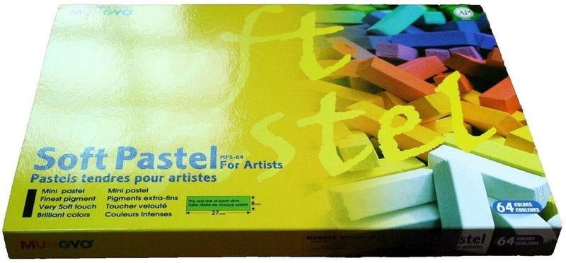 MUNGYO Soft Pastel 64 Color Set Square Chalk (US English Version) - Image 3