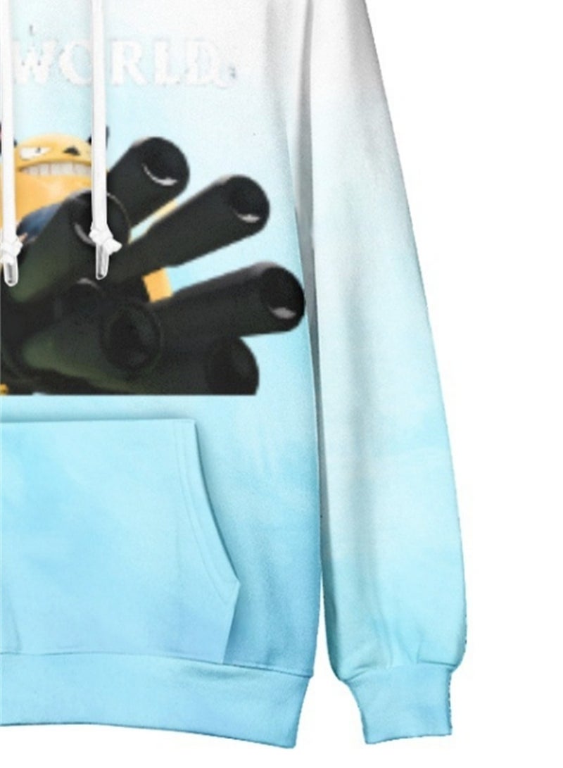 Palworld Phantom Beast Palu Animation Printed Hooded Sweatshirt for Adults and Children - Image 4