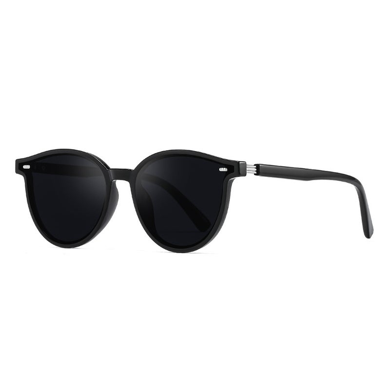 New K-Style Gm Internet Celebrity Fashion Sl Jiang Shuying Same Style Sunglasses Retro Small Frame Slimming Look Popular Street Style Sunglasses - Image 1