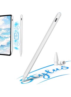 Ontime Stylus pen for iPad with palm rejection function active pencil compatible (2018-2024) Apple iPad Pro iPad 10/9/8/7/6th generation iPad Air 5/4/3 Generation iPad Mini 6/fifth generation (charging with TYPE-C cable)  - Image 2