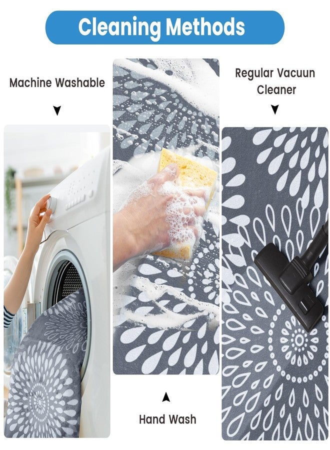 StepRite Runner Rug 2 x 8 ft, Washable Rugs, Hallway Runner Rugs, Kitchen Runner Rug Non Slip, Soft Runner with Rubber Backing for Kitchen, Hallway, Laundry, Bedroom, Living Room - Image 4