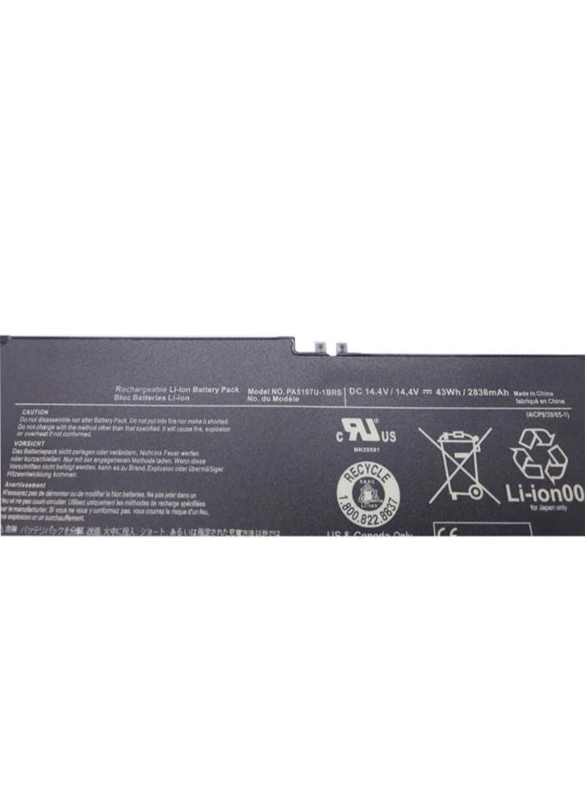 لاب-تك بطارية بديلة متوافقة مع أجهزة توشيبا PA5184U / PA5184U-1BRS - تناسب أجهزة توشيبا ساتالايت C55، L50، L55، S50، وغيرها | ضمان لمدة 6 أشهر من لاب تك - Image 2