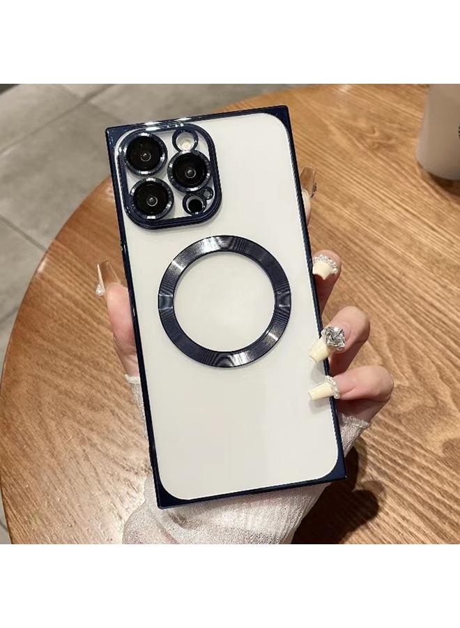 اس-توب جراب هاتف مربع Magsafe مطلي بالكهرباء من مادة TPU لهاتف iPhone 13 Pro Max - Image 1