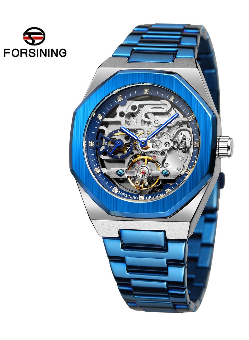 FORSINING Watches for Men Watch Stainless Steel Luxury Luminous Water Resistant Automatic Mechanical Wristwatc - Image 1