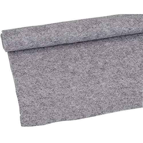 Generic Absolute New CC20LGR 20-Feet Long by 4 Feet Wide, 80 Square Feet Light Gray (Light Charcoal) Carpet for Speaker Sub Box Carpet Home, Auto, RV, Boat, Marine, Truck, Car Trunk Liner  - Image 1