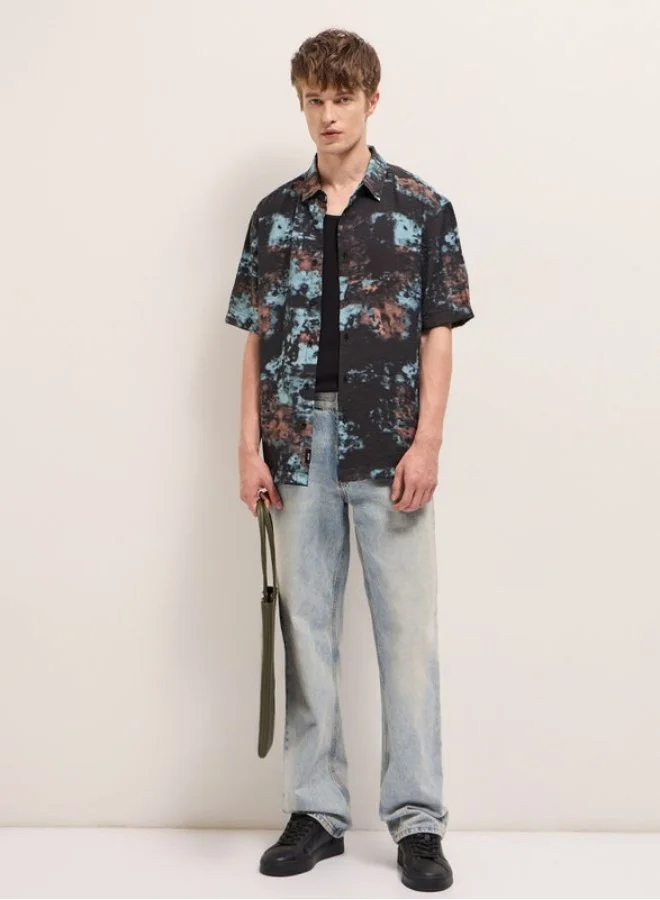 THE BEAR HOUSE Men's Shirt for Casual and Formal Wear | Classic Button-Down Style for Office, Daily Use, Travel, Events & All-Season Outfits | Versatile & Stylish Wardrobe Essential for Every Occasion