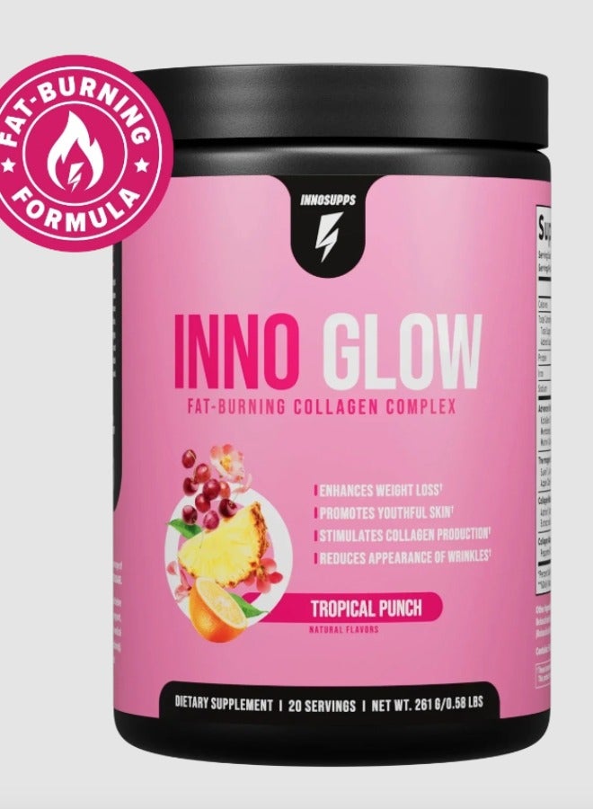 INNOSUPPS Inno Glow Fat Burning Collagen Complex Tropical Punch 261g