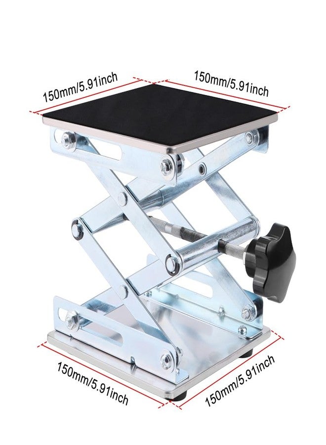 GIXCEL RC Car Work Stand, All-Metal Adjustable Repair Maintenance Lift Station for 1/5, 1/7, 1/8, 1/10, 1/12 Scale RC Cars, Stainless Steel Lift Platform with Anti-Slip Base - Image 2