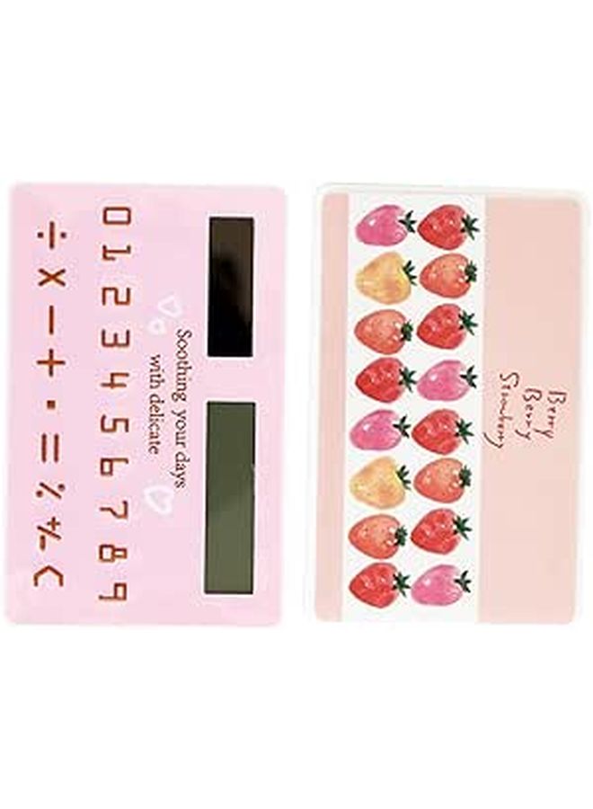 Mini Solar Energy Calculator Ultra Thin Design Portable Math Tool For Students Office Use - Image 1