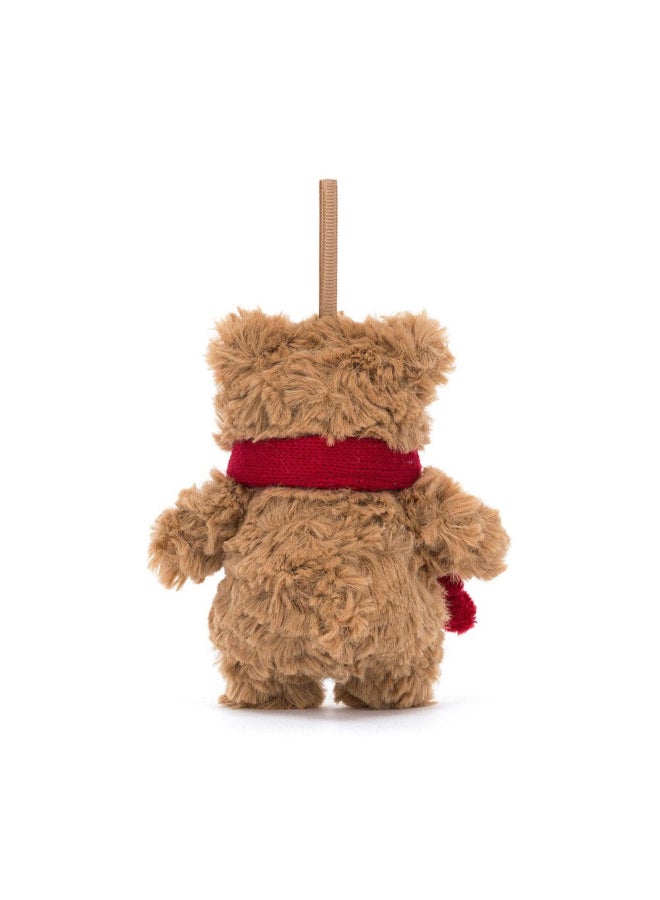 Jellycat ديكور دب بارثولوميو - لعبة محشوة ناعمة بأرجل كوردية، هدية عيد الحب لطيفة للأطفال والبالغين، مجموعة جليكات، 10 سم - Image 3