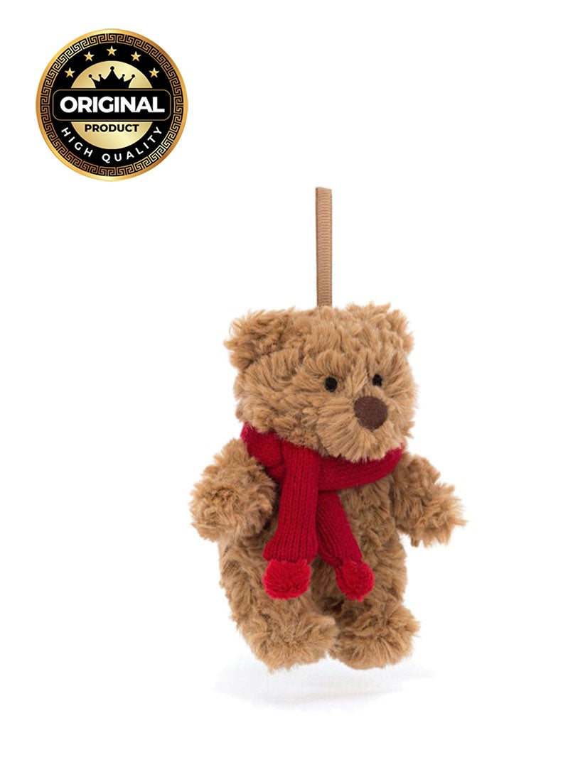 Jellycat Bartholomew Bear Decoration Plush – Soft Stuffed Toy with Cordy Legs, Cute Valentine’s Gift for Kids & Adults, Collectible Jellycat, 10cm - Image 1