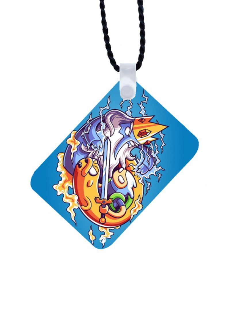 RKN Adventure Time Printed Car Mirror Pendant - Image 1