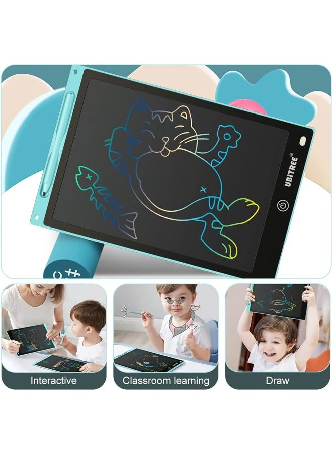 Generic - LCD Writing Tablet, Colorful Drawing Board, Educational Toys for Boys and Girls, Pink and Blue, 12-Inch - Image 1