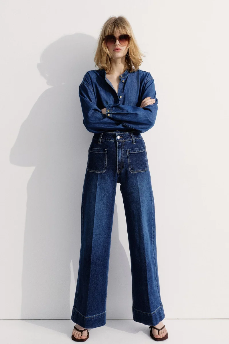 H&M Loose-fit denim shirt