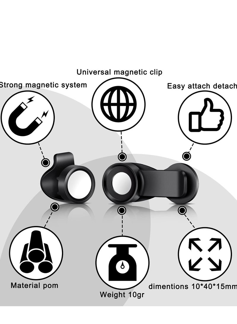 SOLARAE 3Pcs Water Tube Clips Automatic Reset Universal Water Bladder Hose Clip Removable Hydration Pack Clamp Magnetic Hose Holder for Outdoor Cycling Running - Image 4