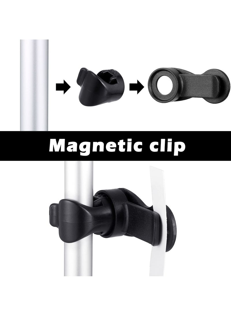 SOLARAE 3Pcs Water Tube Clips Automatic Reset Universal Water Bladder Hose Clip Removable Hydration Pack Clamp Magnetic Hose Holder for Outdoor Cycling Running - Image 5