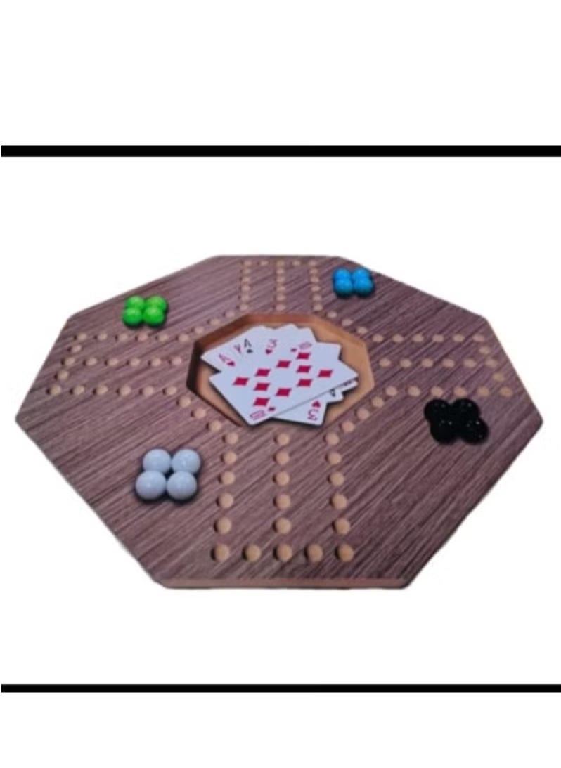 Generic - Jackaroo Board Game,Folding Board Game for 4 Players - Image 1