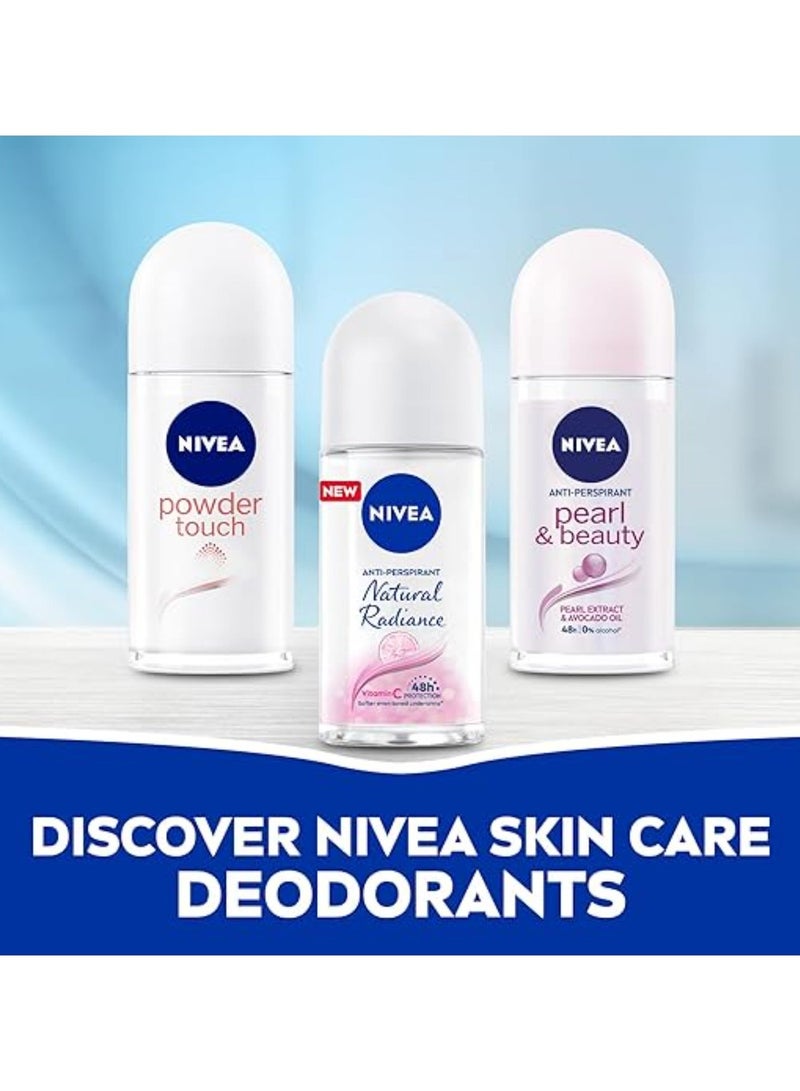 Nivea Deodorant Roll On Pearl & Beauty 50 Ml (Packaging may vary) - Image 3