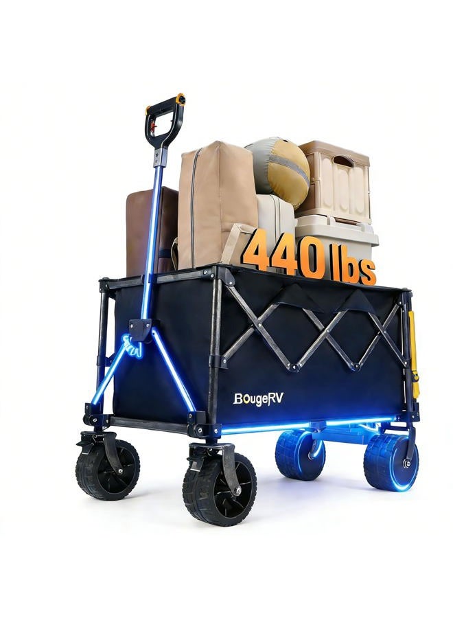 BougeRV Electric Utility Wagon Cart with 133Wh Battery - Image 1