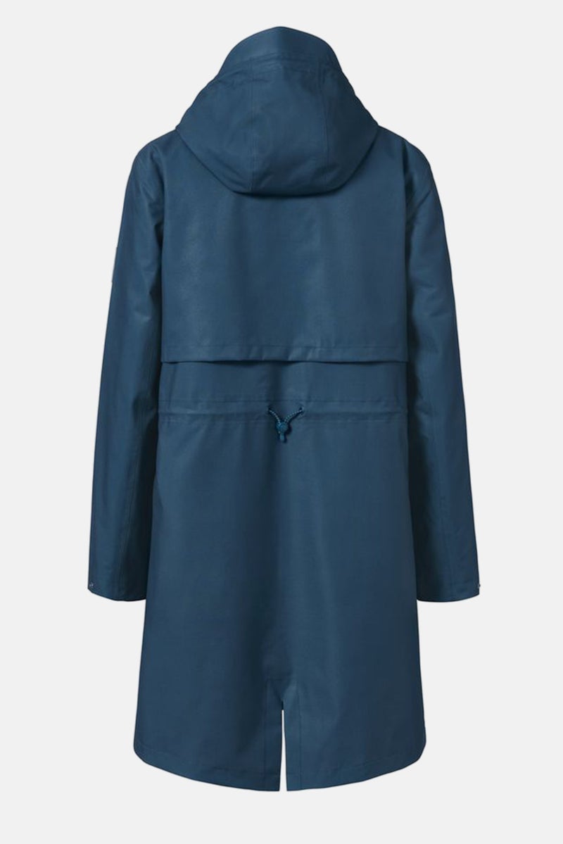 Tchibo Women Plain Raincoat Jacket, Teal  - Image 3