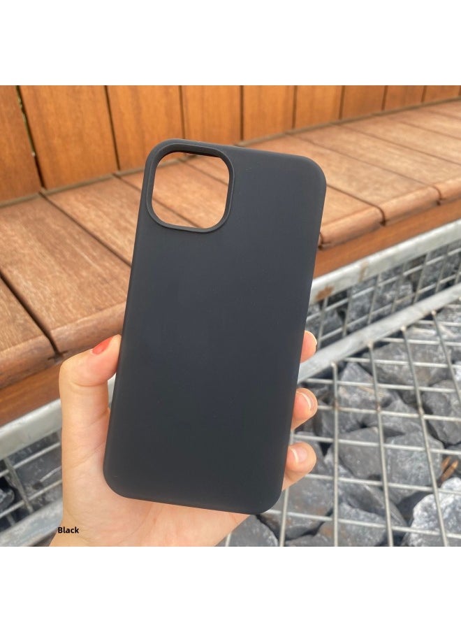 Generic - For Iphone16 Liquid Silicone Phone Case For Iphone 16Pro Max/16Pro Full Covering Drop-Resistant Protective Case-Color:Black [with Logo]]-Applicable Model:For Iphone16plus [sealed Packaging] - Image 1