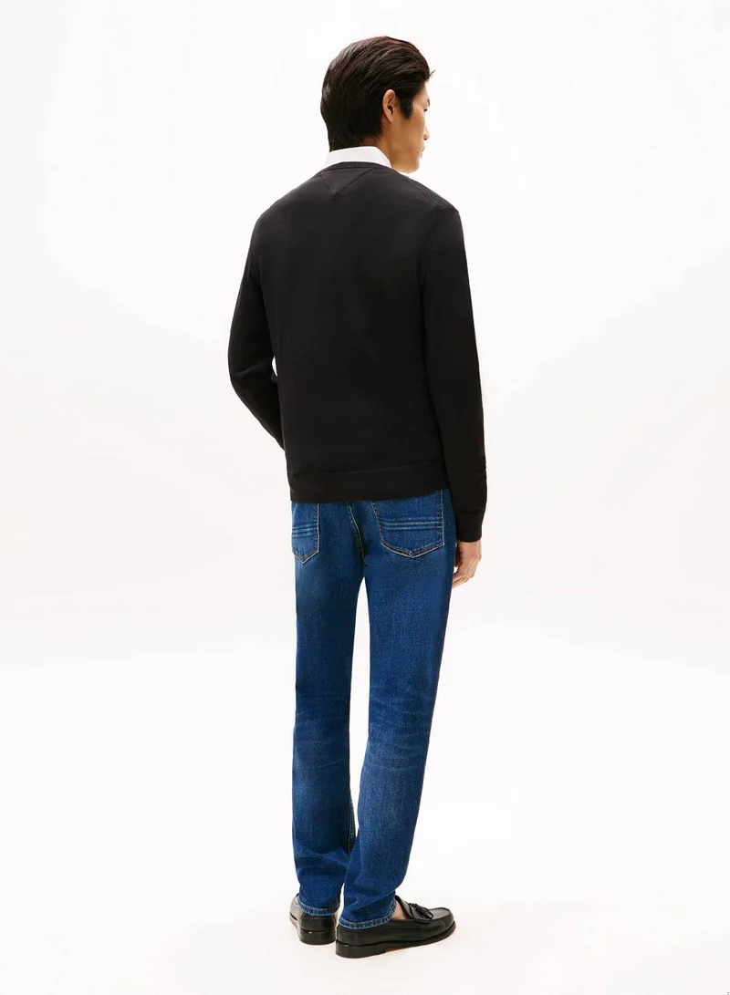 TOMMY HILFIGER Flag Crew Neck Jumper