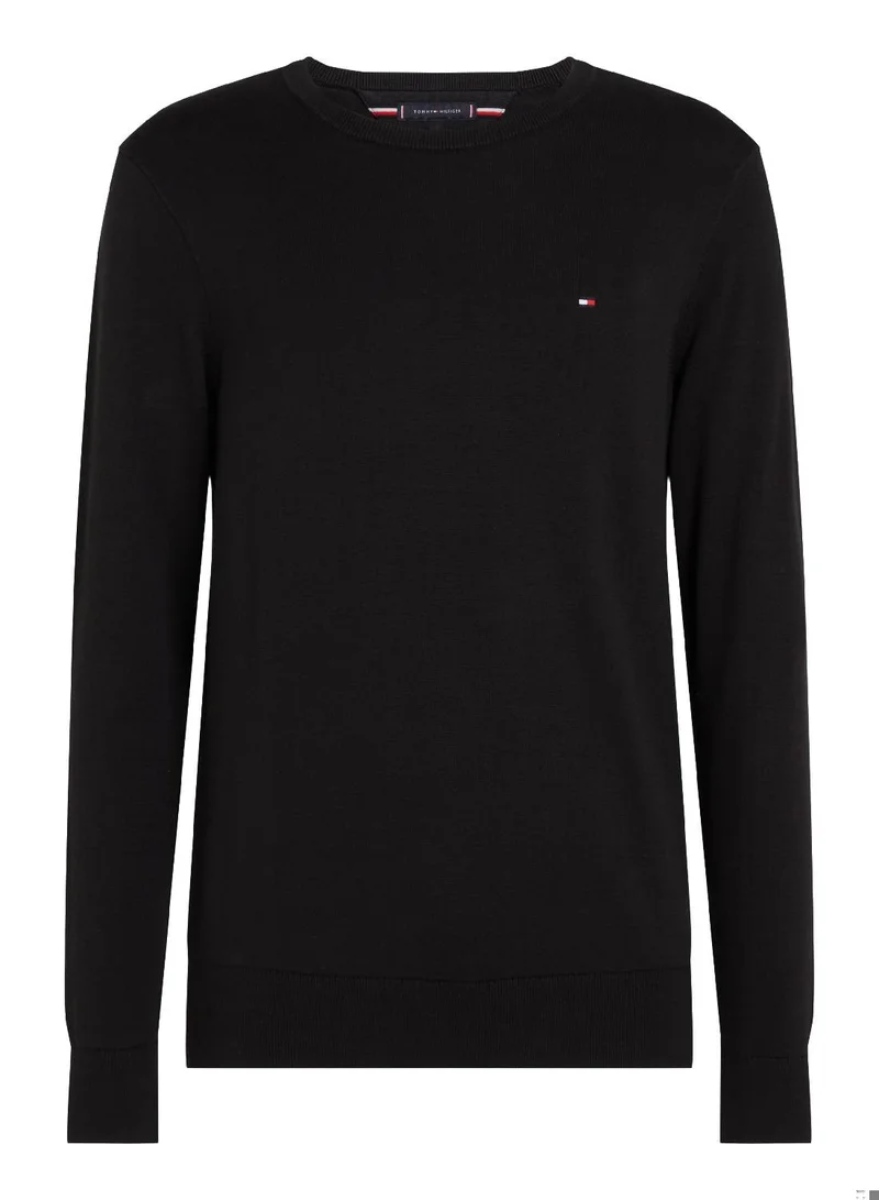 TOMMY HILFIGER Flag Crew Neck Jumper