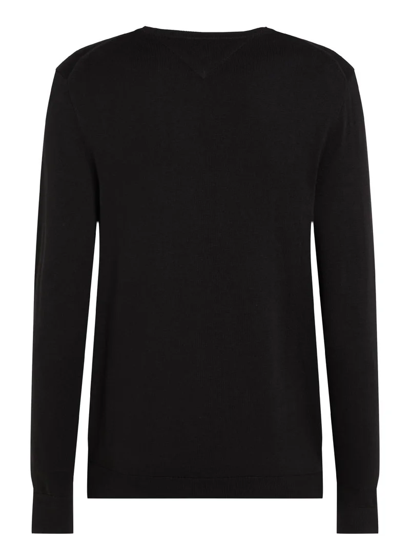 TOMMY HILFIGER Flag Crew Neck Jumper