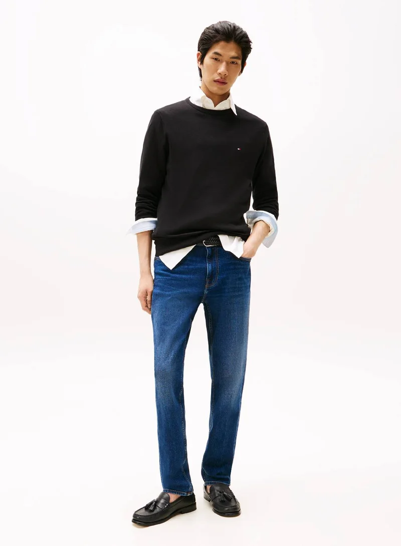 TOMMY HILFIGER Flag Crew Neck Jumper