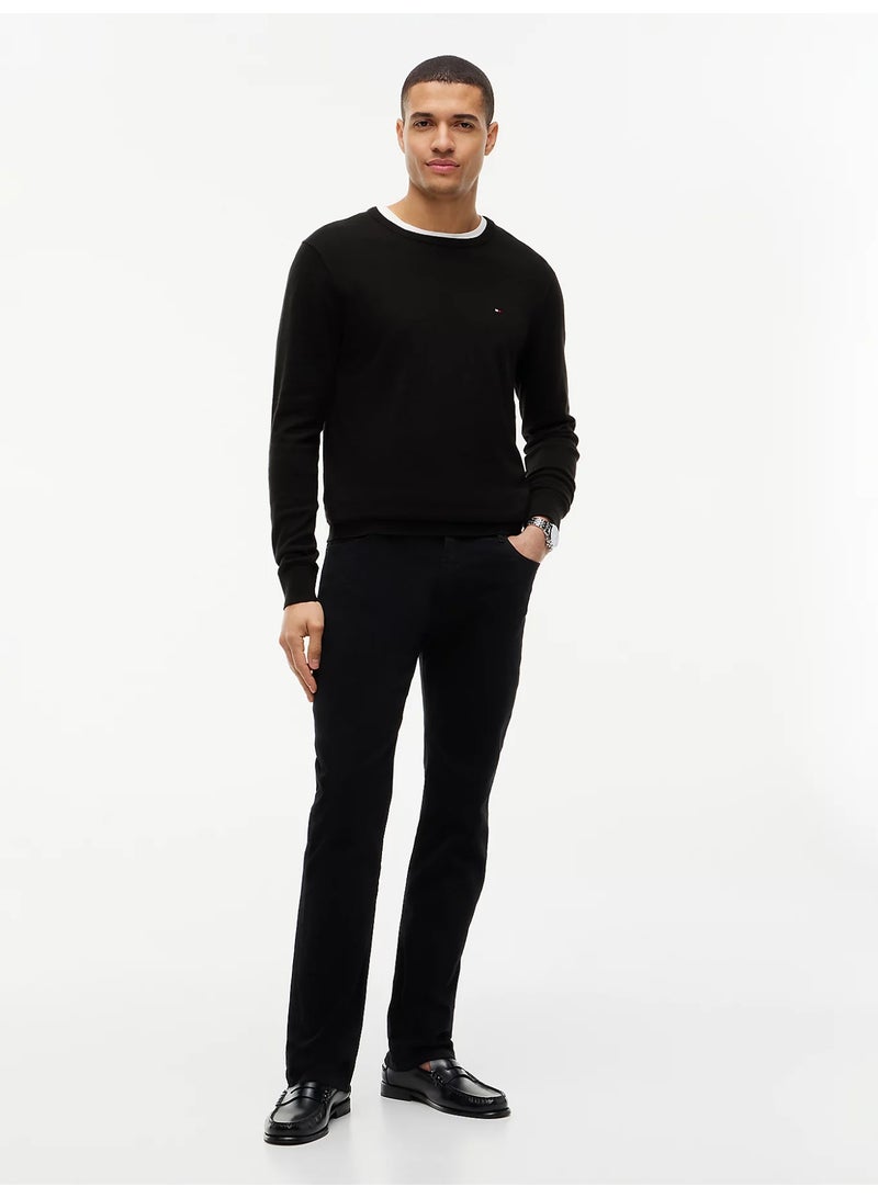 TOMMY HILFIGER Flag Crew Neck Jumper - Image 2