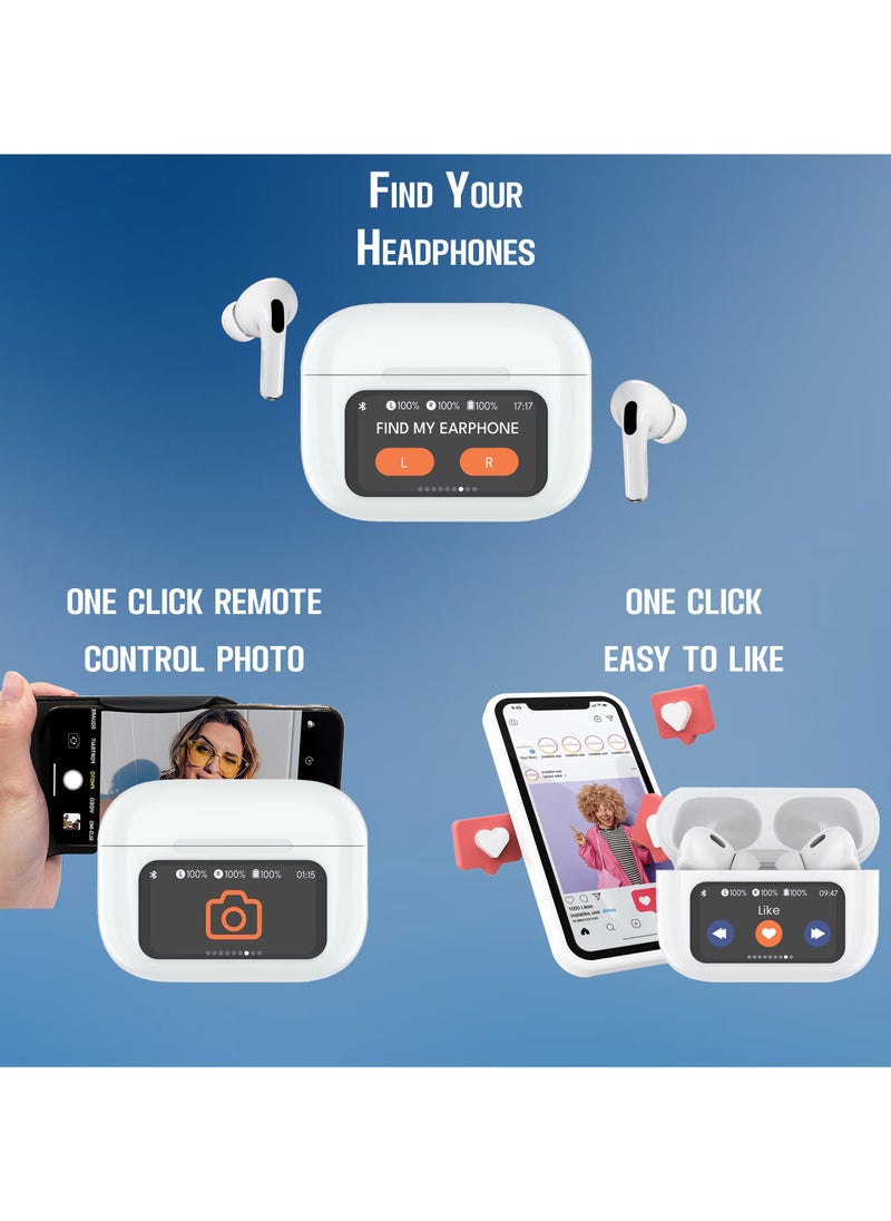 VOLTMA - VOLTMA Airbeats Wireless Bluetooth Earphones | 5.4 Bluetooth True Wireless Earbuds with In Ear Detection, 4.5 Hr Playtime ENC Noise Cancelling in-Ear Earbuds, 11 Screens Bluetooth Earbuds Touch Control - Image 1