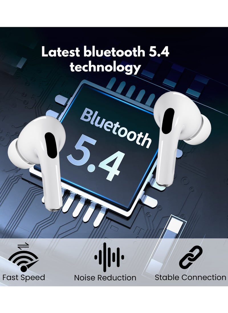VOLTMA VOLTMA Airbeats Wireless Bluetooth Earphones | 5.4 Bluetooth True Wireless Earbuds with In Ear Detection, 4.5 Hr Playtime ENC Noise Cancelling in-Ear Earbuds, 11 Screens Bluetooth Earbuds Touch Control  - Image 2