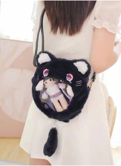 Genshin Impact Plush Bag Balladeer(Scaramouche/Wanderer/Kunikuzushi) Cat Plush Bag Backpack Doll Gift